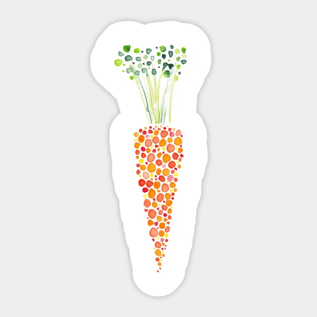 Carrot Sticker by LauraKatMax